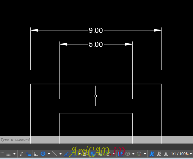 Contoh Kasus Membuat Dimensi Ganda Dalam Satu Unit Dimensi Pada AutoCAD